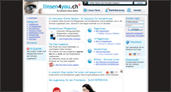 Desktop Screenshot of linsen4you.ch